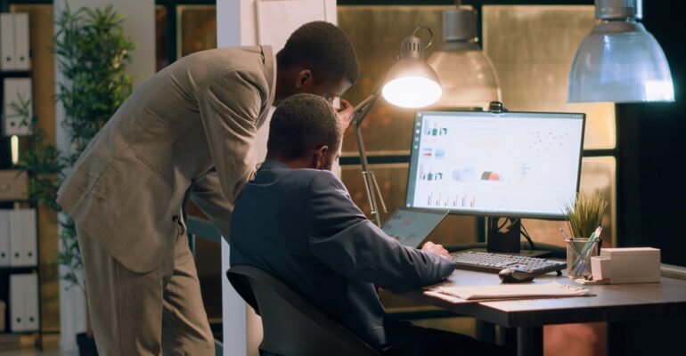 Coworkers in office crosscheck datasets