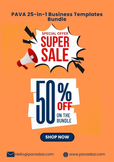 PAVA 25-in-1 Business Template Flyer